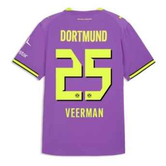 Borussia Dortmund Joey Veerman #25 Maglia Gara Terza Repliche 2026-27 Maniche Corte